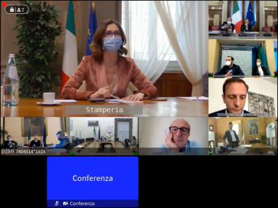 Covid-19: Incontro Governo - Regioni 20.04.2021